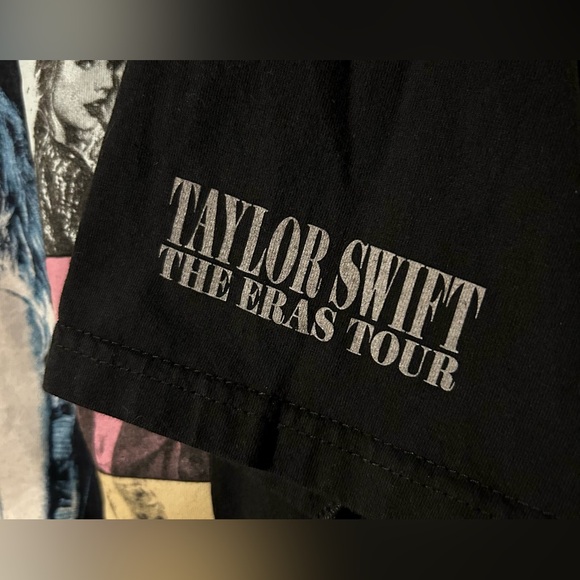 2023 Taylor Swift The Eras Tour Men’s Black Tee - Picture 3 of 6